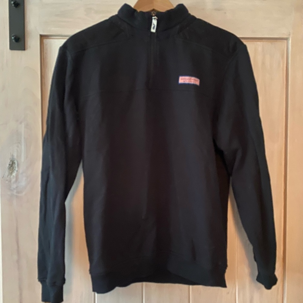 Mens Vineyard Vines Quarter Zip Shep Sweater